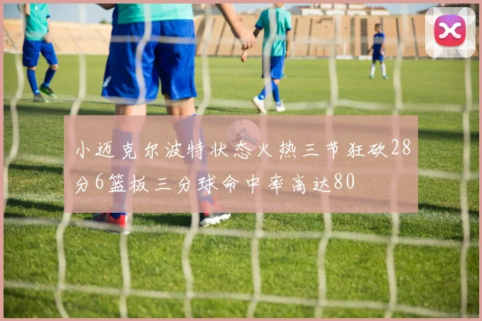 小迈克尔波特状态火热三节狂砍28分6篮板三分球命中率高达80